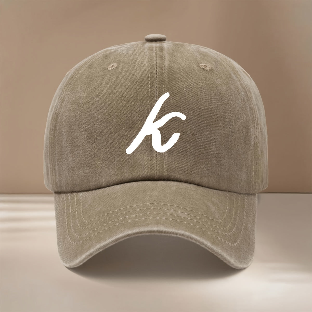 This Is a Comfortable And Trendy Baseball Cap Featuring a Handwritten Letter 'K' Design. It Has an Adjustable Size And Is Suitable for Both Men And Women. The Easy And Lightweight Curved-Brim Hat Is Perfect for Outdoor Sports, Gatherings
