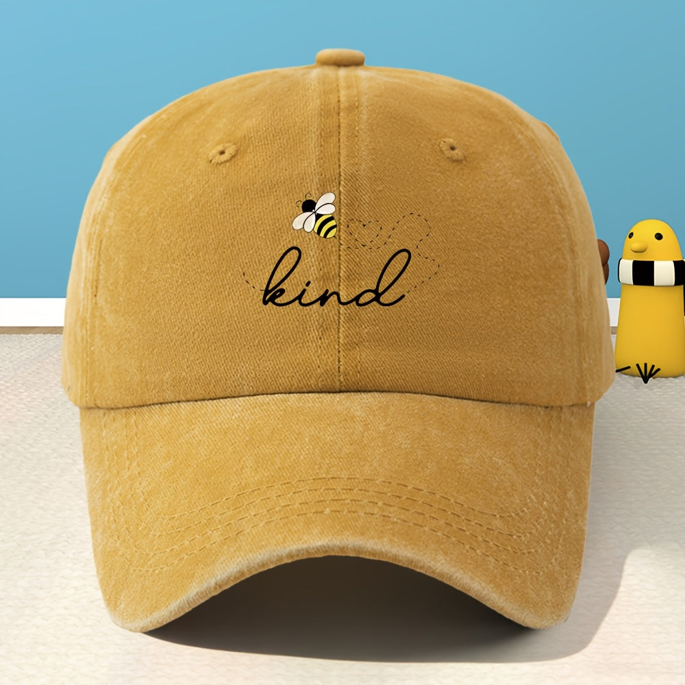 Unisex Printed Baseball Cap, Classic Washed Distressed Vintage Duckbill Cap for Outdoor, Casual, Sports, Shopping, and Vacation,  Street Rock Rap Hip-Hop Hat, Soft, Comfortable, Sweat-Absorbent, Adjustable Cap