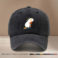 This Is a Baseball Cap Featuring a Design of a Lazy Duck for Work, Lightweight And Adjustable in Size, Suitable for Both Men And Women. It'S a Trendy And Casual Duckbill Hat Perfect for Outdoor Sports, Gatherings, And Camping