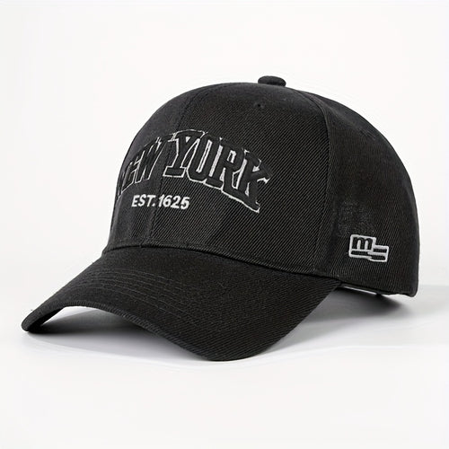 1 Embroidered NEW YORK Faux Green Baseball Cap Unisex Truck Hat Breathable Adjustable Golf Hat Women'S Summer Fashion Curved Brim Hat Men'S Y2K Couple Hat