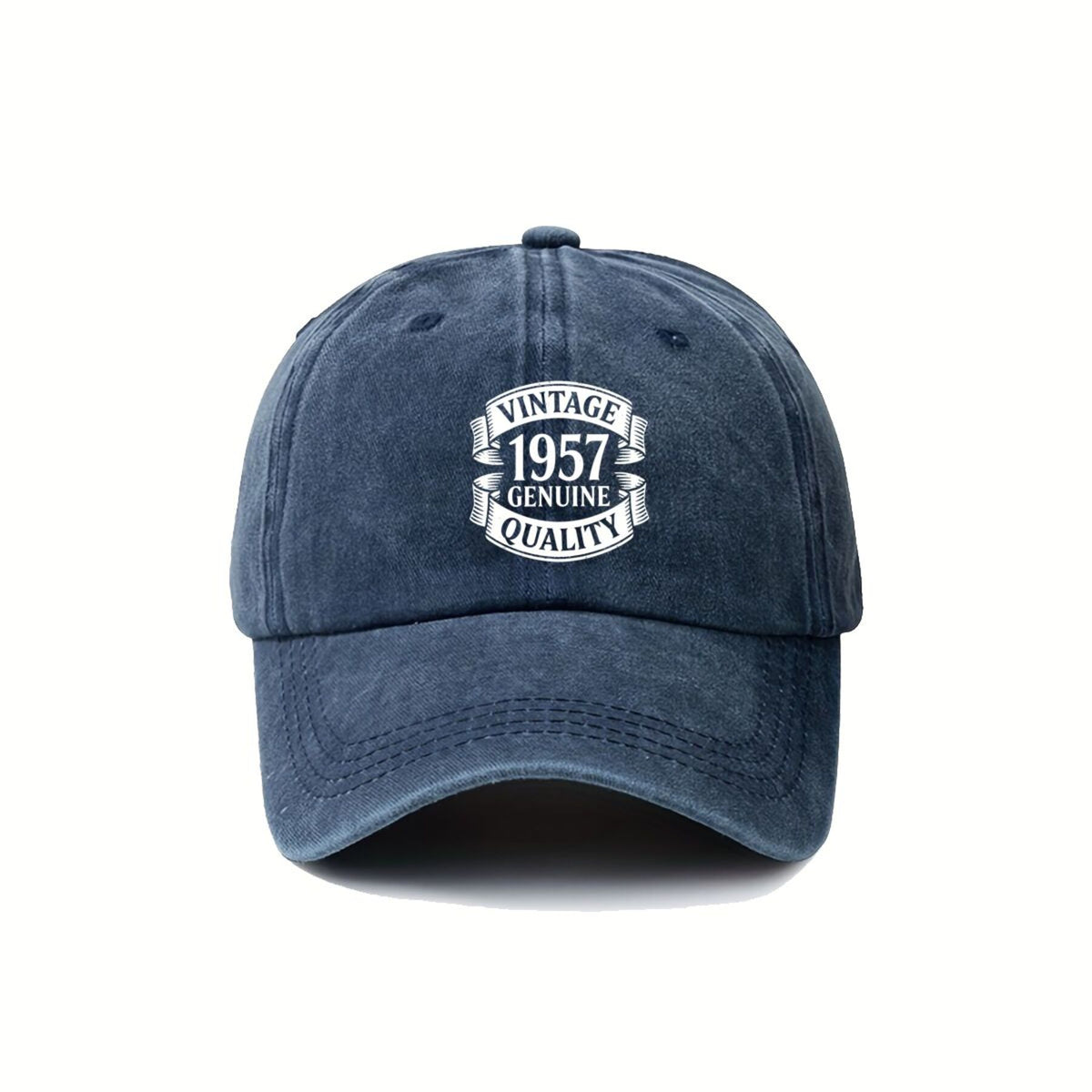 1957 Vintage Retro Timeless Statement Print Classic Vintage Baseball Cap for Outdoor Activities, Unisex Casual Sports Sun Hat