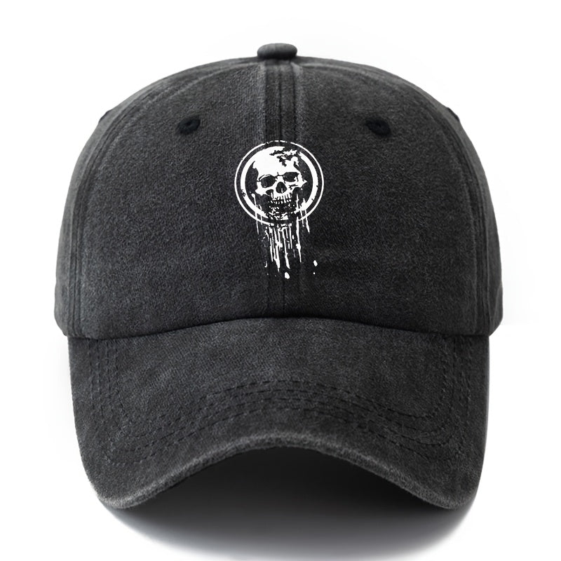 A Stylish And Versatile Unisex Printed Baseball Cap with a Round Design, Featuring a Classic Retro Washed Look. This Lightweight Outdoor Cap Is Perfect for Truck Drivers And Suitable for Casual Occasions Like Outdoor Vacations, Camping
